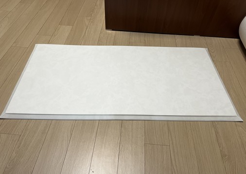 주방에 시공된 TPU 고급 발매트